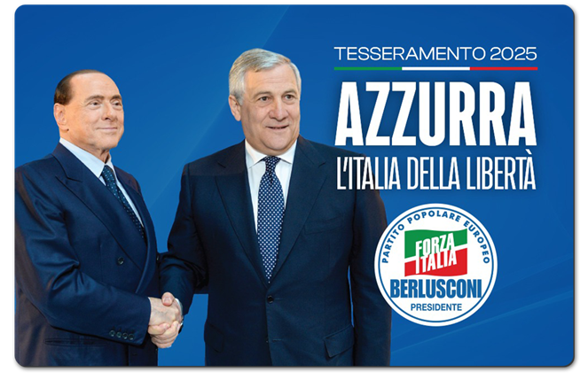 Entrare nella famiglia di Forza Italia è semplice.